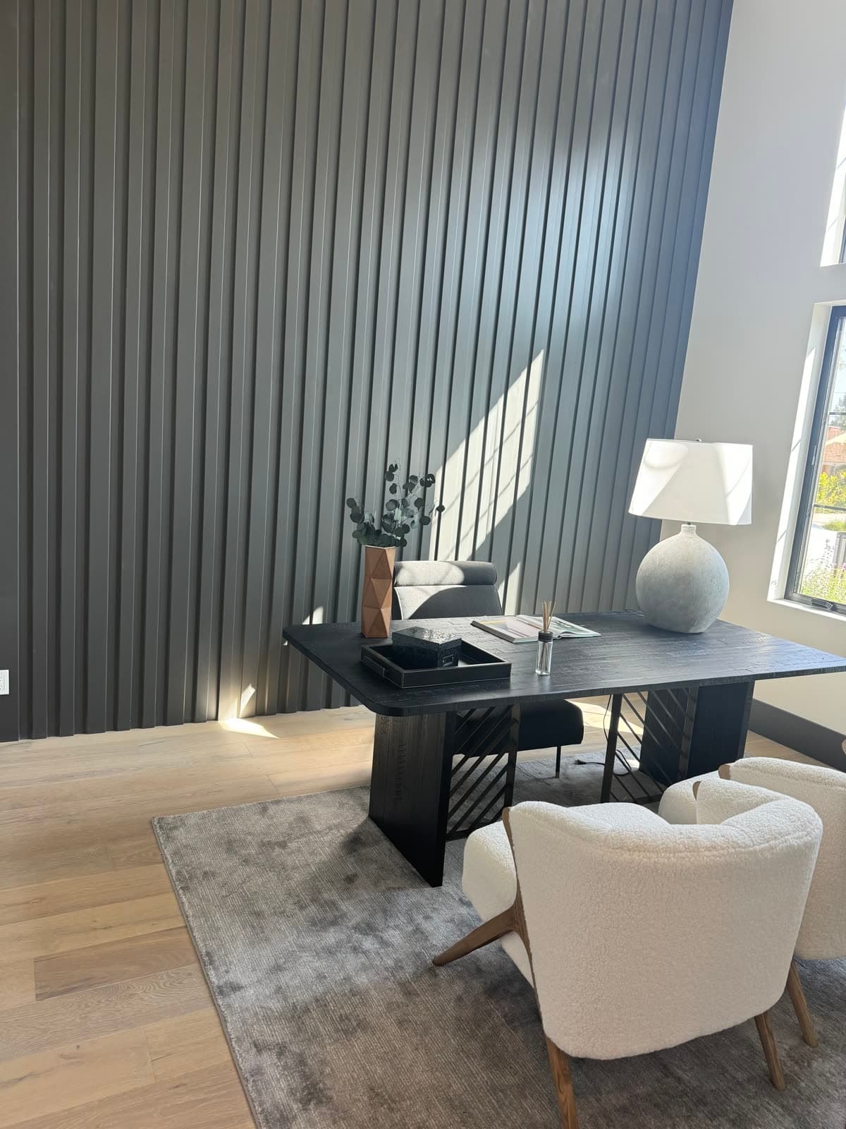 Home Office, Wiring Out of Sight - Smart Home by LA Smart Home Systems